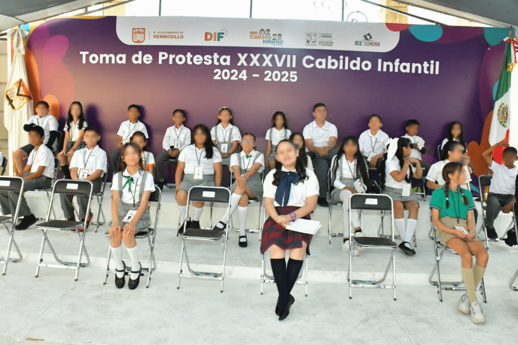 Rinde protesta el XXXVII Cabildo Infantil 2024-2025 del Ayuntamiento de Hermosillo